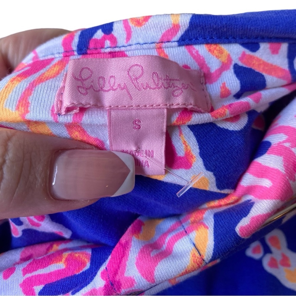 Lilly Pulitzer Loleta Strapless Tube Fit Flare Colorful Dress I Size: S - Picture 10 of 11